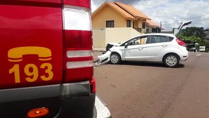 Criança é socorrida após batida no Parque São Paulo