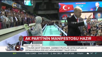 AK Parti'nin manifestosu hazır