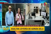 Adrián Zela: cámaras captaron a delincuentes que robaron en joyería del futbolista