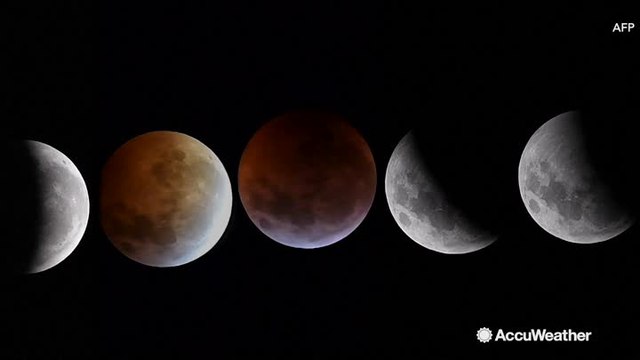 Total lunar eclipse darkens night sky
