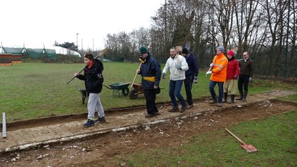 Blanche Neige et les 6 nains sur le terrain extérieur - Le samedi 19 janvier 2019 (matin)