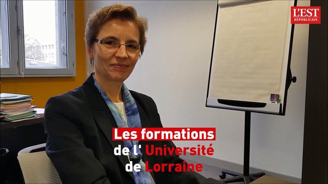 Sabine Chaupain-Guillot, vice-présidente du conseil de la formation présente les formations de l'université de Lorraine