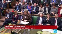 Brexit deadlock: Theresa May unveils her Brexit 'Plan B'