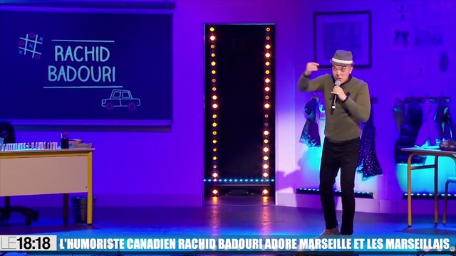 L'humoriste canadien Rachid Badouri adore Marseille et les marseillais