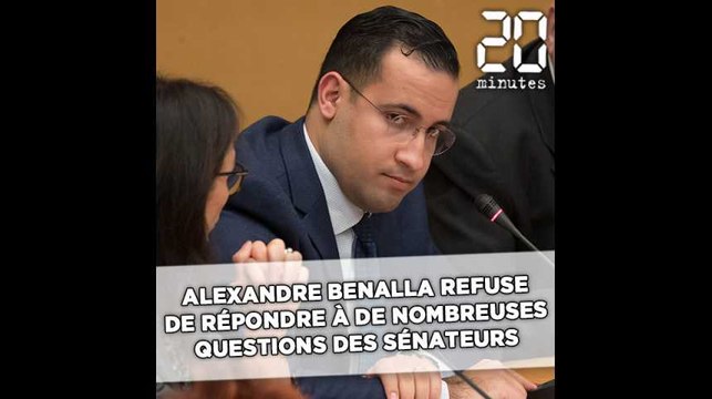 Alexandre Benalla reconnaît des «erreurs» mais refuse de répondre aux questions des sénateurs sur ses passeports
