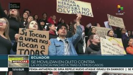 Ecuador: Repudian violencia machistas tras últimos casos