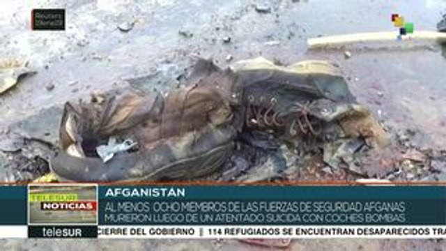 Atentado en Afganistán deja ocho soldados muertos
