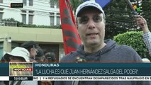 Hondureños repudian al pdte JOH y respaldo de EE.UU a su gestión