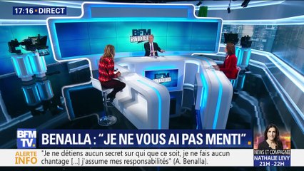 Alexandre Benalla: "Je ne vous ai pas menti"
