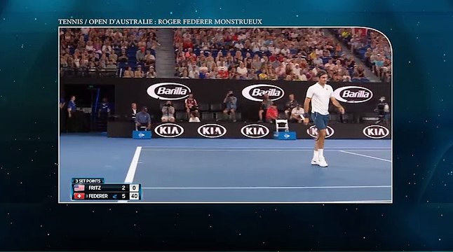 TENNIS OPEN D’AUSTRALIE : ROGER FEDERER BAT TAYLOR FRITZ