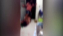 Vídeo mostra mulher sendo espancada pelo ex-marido