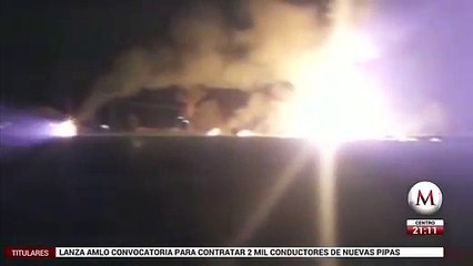 Así fue la explosión del ducto en Tlahuelilpan