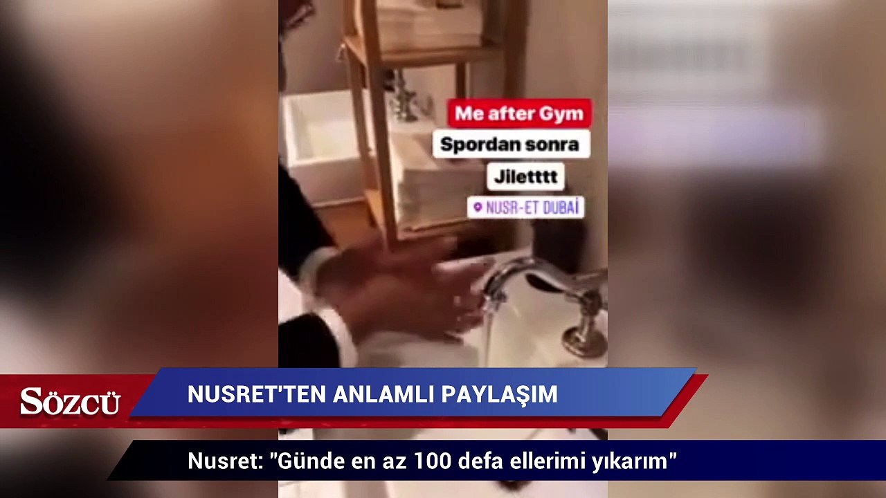Nusret'ten anlamlı paylaşım