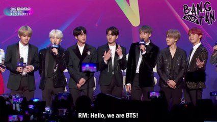 [ENG] 171201 MAMA in Hong Kong - BTS Red Carpet