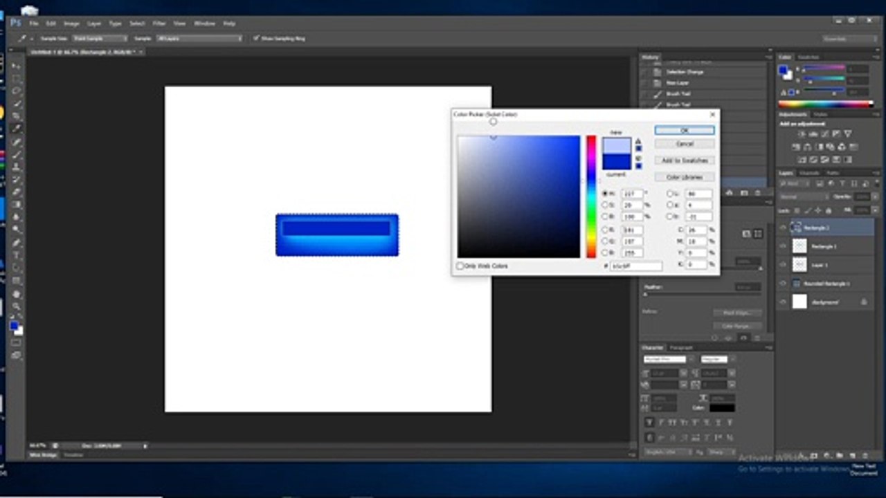 photoshoop glossy play button