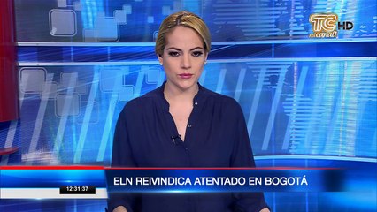 ELN reivindica atentado en Bogotá