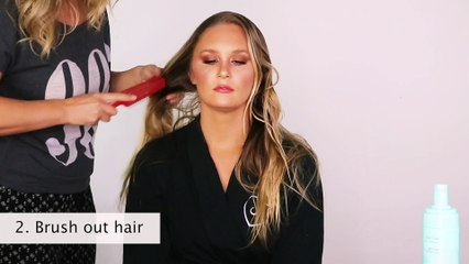 Victoria's Secret Angel Erin Heatherton Hair Tutorial