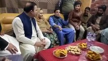 Hamza shehbaz can be seen laughing with his aides while sitting in cozy drawing room to meet victim family members