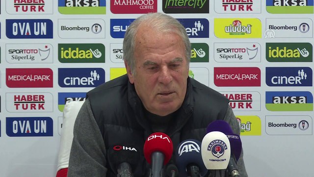Kasımpaşa-Çaykur Rizespor maçının ardından - Mustafa Denizli - İSTANBUL
