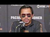 Manny Pacquiao POST FIGHT PRESS CONFERENCE vs. Adrien Broner | ShowTime Boxing