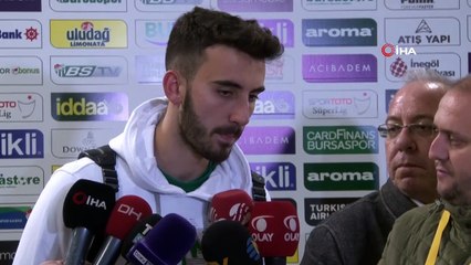 Bursasporlu futbolculardan Fenerbahçe maçı değerlendirmesi