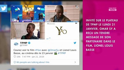 Omar Sy : le beau message de son jeune partenaire Lionel Basse