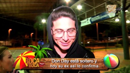 Don Day está soltero y hoy su ex así lo confirma
