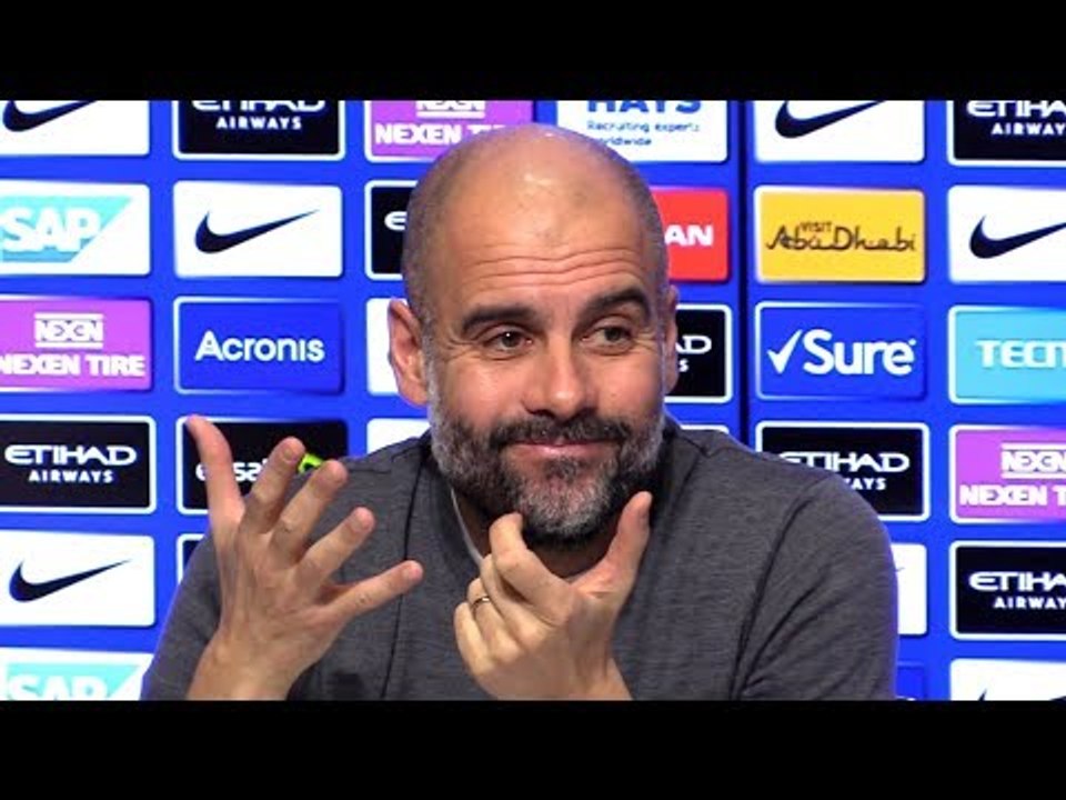 Pep Guardiola Embargoed Pre-Match Press Conference - Huddersfield v Manchester City - Premier League