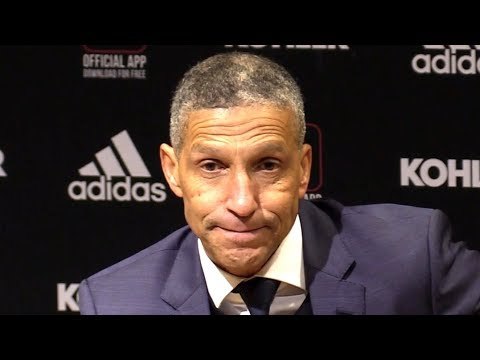 Manchester United 2-1 Brighton - Chris Hughton Post Match Press Conference - Premier League