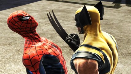 Spider-Man Web of Shadows (Max PC) Walkthrough part 4 - WOLVERINE RAGE