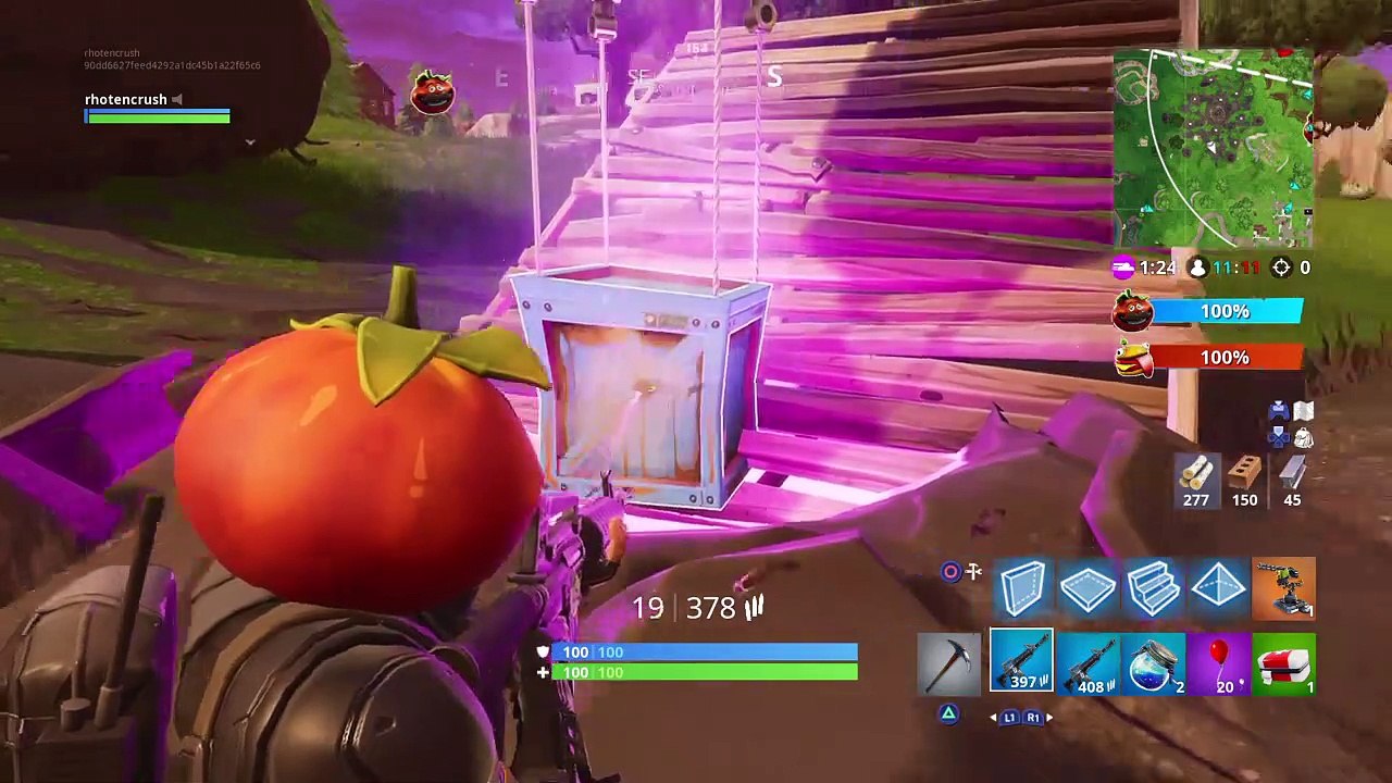 Getting my first object in fortnite