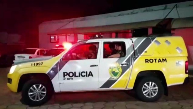 Dupla acusada de roubo é presa pela PM em Santa Tereza do Oeste