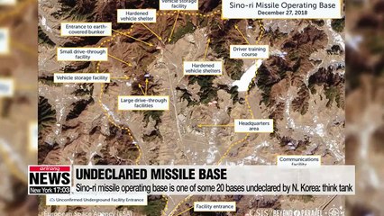 U.S. think tank unveils 'undeclared' N.K. missile base