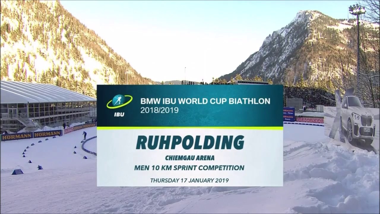 CdM biathlon - sprint H de Ruhpolding, 17 janvier 2019 (partie 1 sur 2)