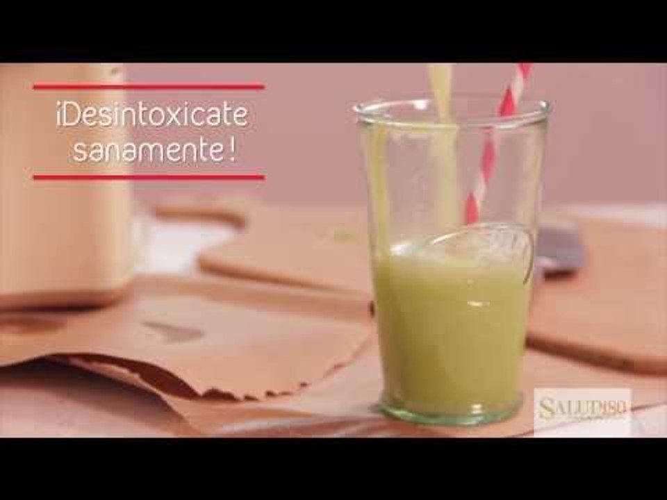 Jugo verde para desintoxicar