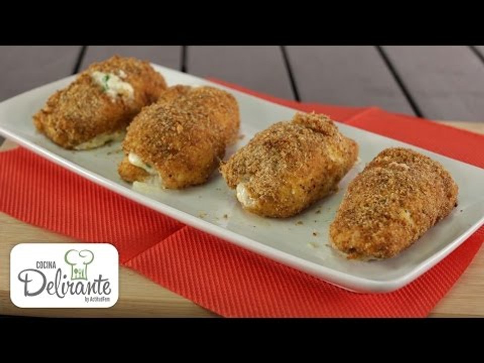 Receta pollo relleno de jalapeño y queso | Cocina Delirante