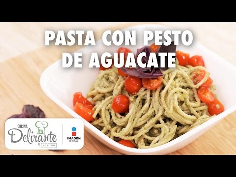 Cómo hacer pasta al pesto | Pasta con pesto de aguacate | Cocina Delirante