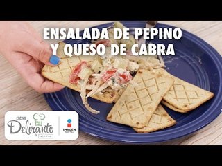 Receta ensalada de pepino y queso | Cocina Delirante
