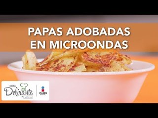 Papas adobadas en microondas | Cocina Delirante