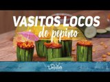 Cómo preparar botana de Vasitos de Pepino| Cocina Delirante