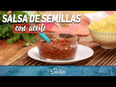 Salsa macha / Salsa con semillas y aceite