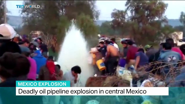 Mexico Explosion- Deadly oil pipeline blast north of Mexico City