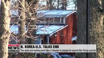 N. Korea, U.S. end working-level talks in Sweden to prepare for second Kim-Trump summit