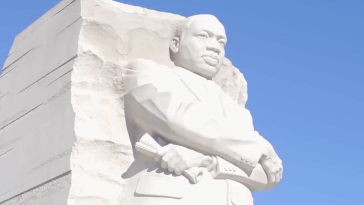 President Trump And Vice President Pence Visit The Martin Luther King Jr Memorial