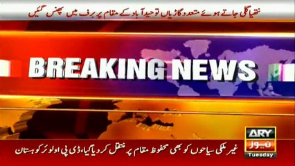 Tourists trapped near Nathiagali