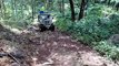 Mahindra Jeep with open diffs..23 degree incline