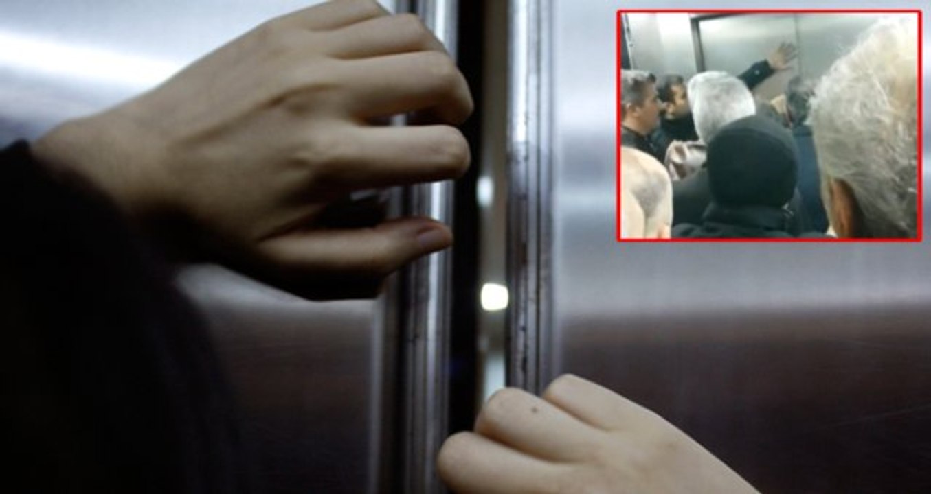 20 Kişilik Asansörde 22 Kişi 35 Dakika Boyunca Mahsur Kaldı