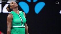 Serena Williams Walked Onto The Australian Open Court During Simona Halep's Announcment