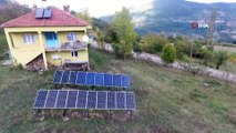'Kezban teyze' köyüne güneş enerji santrali kurdu