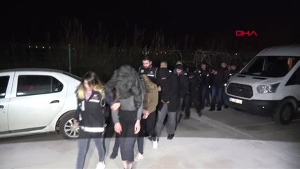 Adana'da 'Joker' Operasyonunda Gözaltına Alınan Şüpheliler Adliyede